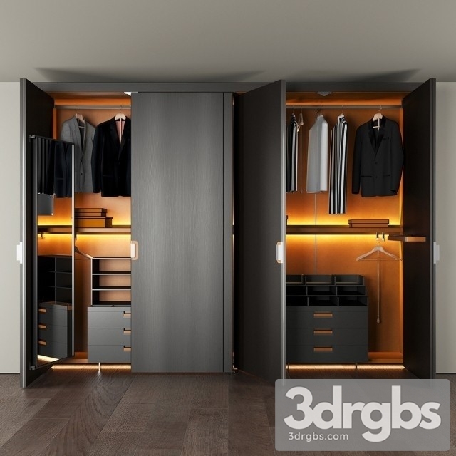 BB Italia Wardrobe 3dsmax Download - thumbnail 1