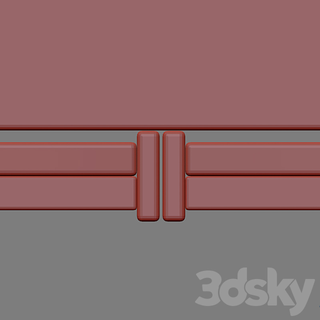 BEND Wardrobe 3DS Max Model - thumbnail 2