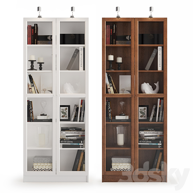 BILLY bookcase 3DSMax File - thumbnail 3