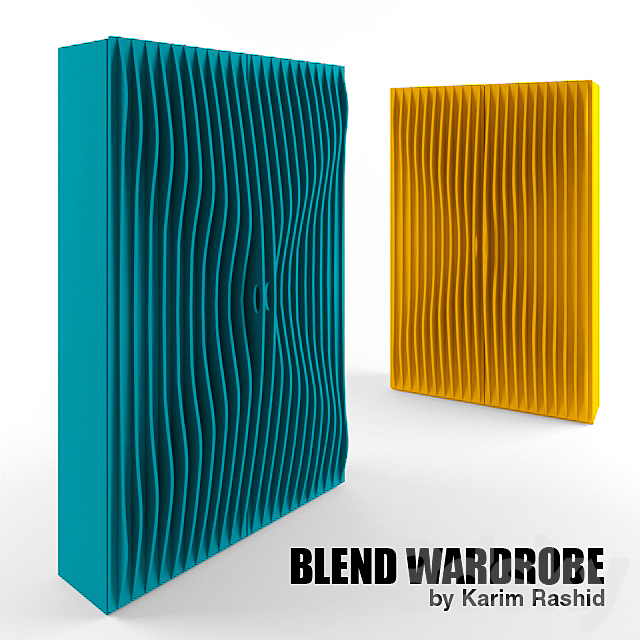 Blend Wardrobe by Karim Rashid 3ds Max - thumbnail 1