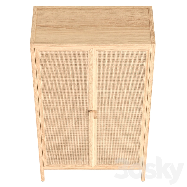 Bloomingville Marikka cupboard 3DS Max Model - thumbnail 3