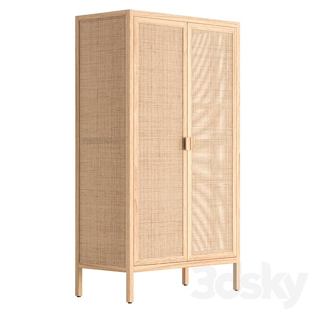 Bloomingville Marikka cupboard 3DS Max Model - thumbnail 4