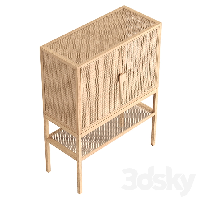 Bloomingville Sanna Cupboard 3DS Max Model - thumbnail 5