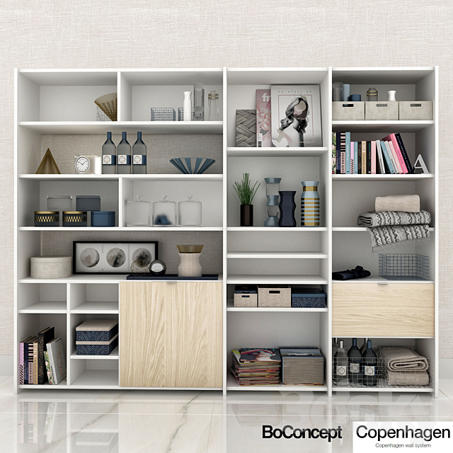 BoConcept_Copenhagen_shelving 3DSMax File - thumbnail 2