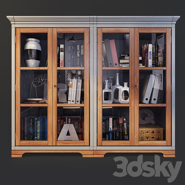 Bookcase _ sideboard. Country Club. Flai. 3ds Max - thumbnail 1