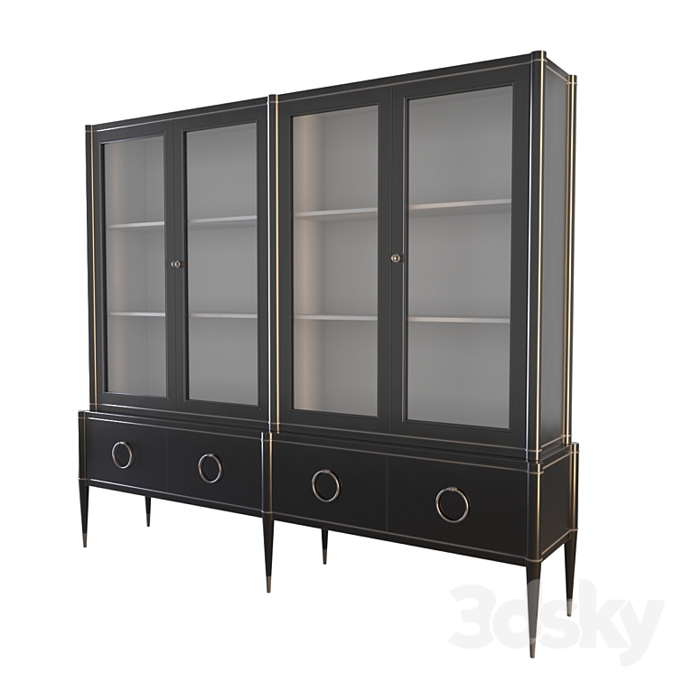 Bookcase Galimberti Nino AMBRA LIBRERIA 3DS Max - thumbnail 1