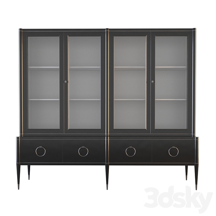 Bookcase Galimberti Nino AMBRA LIBRERIA 3DS Max - thumbnail 2