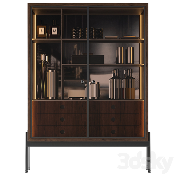 bookcase Minotti Superquadra 2021 collection ? 4 3DS Max - thumbnail 2