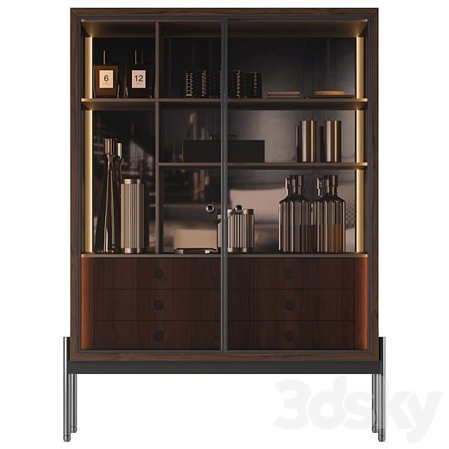 bookcase Minotti Superquadra 2021 collection ? 4 3DSMax File - thumbnail 2