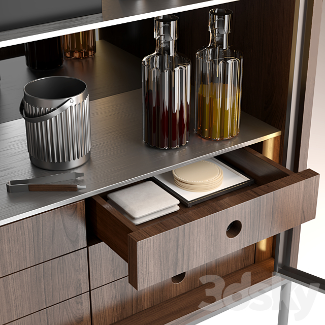 bookcase Minotti Superquadra 2021 collection ? 4 3DSMax File - thumbnail 4