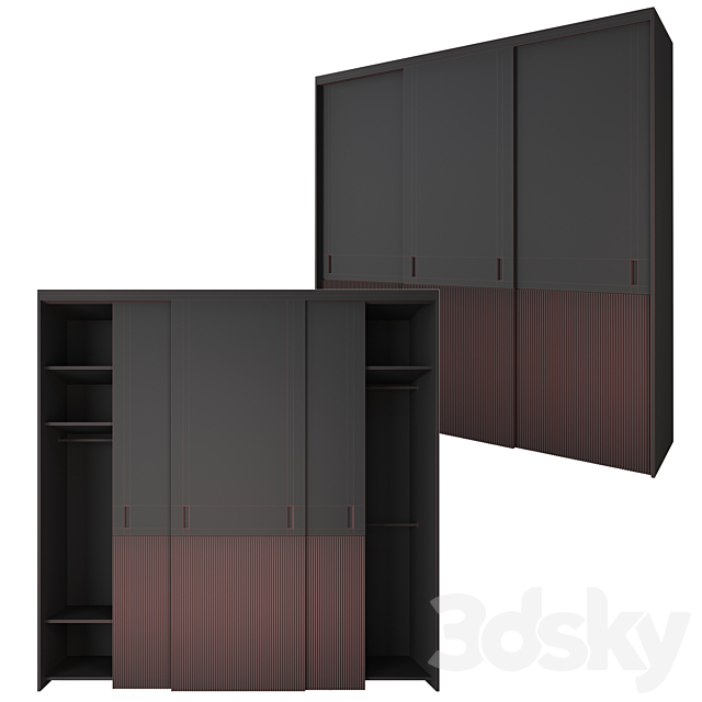 Brooks wardrobe 3ds Max - thumbnail 3