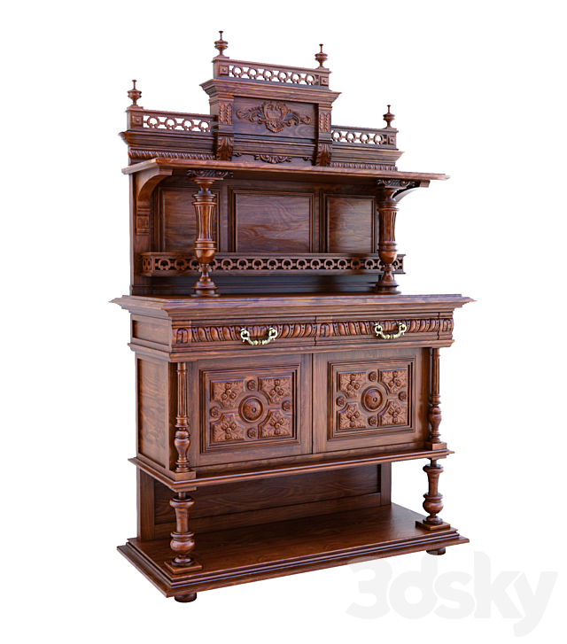 buffet antiques 01 3DSMax File - thumbnail 1