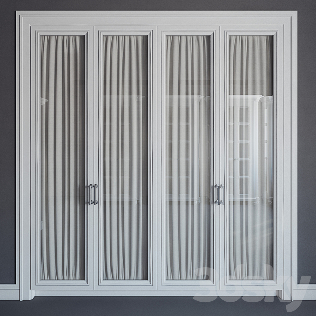 Built-in wardrobe 03 \\ fitted wardrobe 03 3DSMax File - thumbnail 1