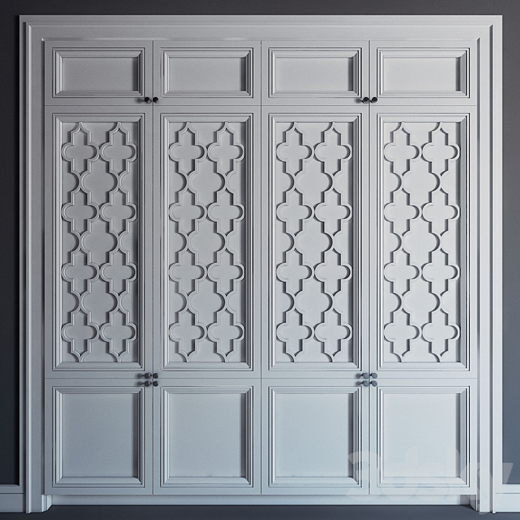 Built-in wardrobe 05 \\ fitted wardrobe 05 3DS Max Model - thumbnail 1