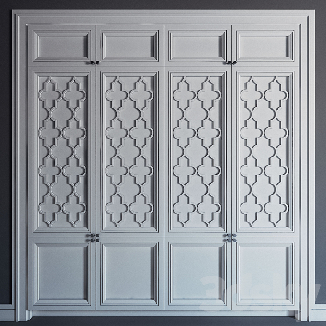 Built-in wardrobe 05 \\ fitted wardrobe 05 3DSMax File - thumbnail 1