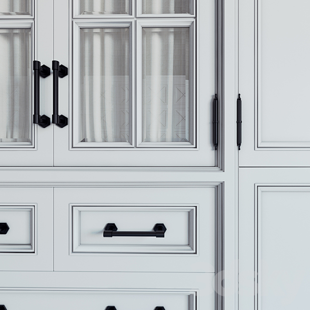 Built-in wardrobe 07 \\ fitted wardrobe 07 3DSMax File - thumbnail 2