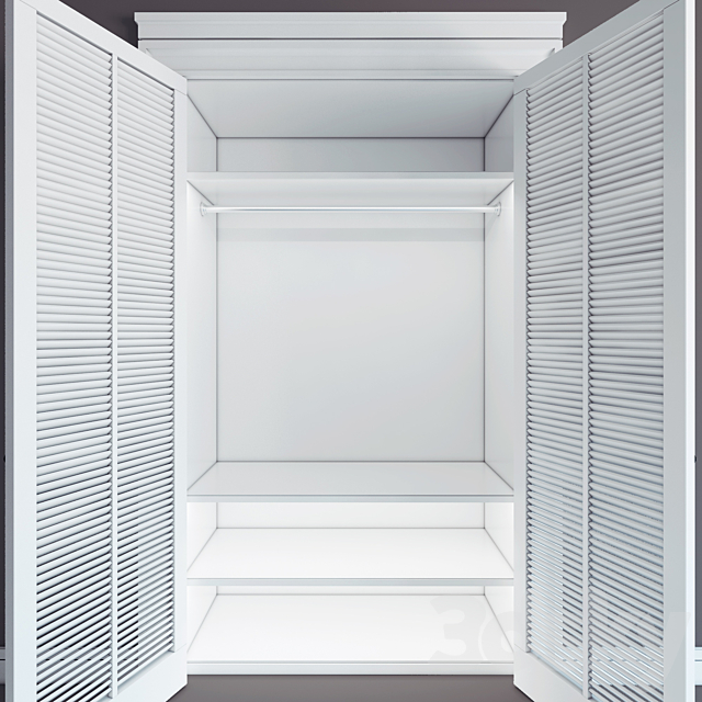 Built-in wardrobe 08 \\ fitted wardrobe 08 3DSMax File - thumbnail 2