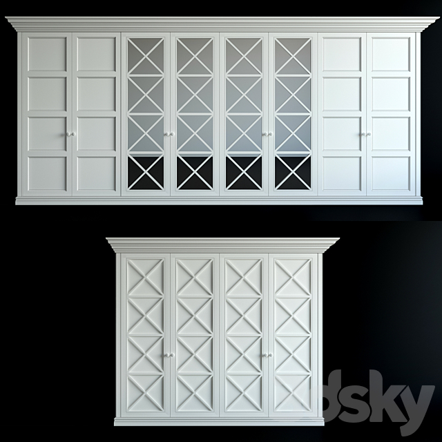 Built-in Wardrobe 3DSMax File - thumbnail 1