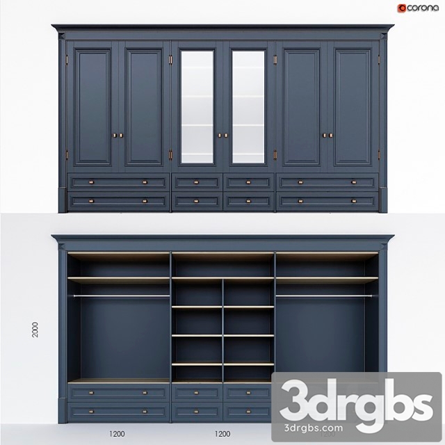 Built-in wardrobe_1 3dsmax Download - thumbnail 1