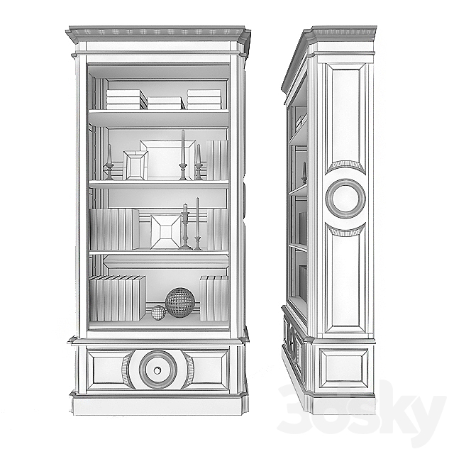 Cabinet Elegancia 109616 3DS Max Model - thumbnail 3