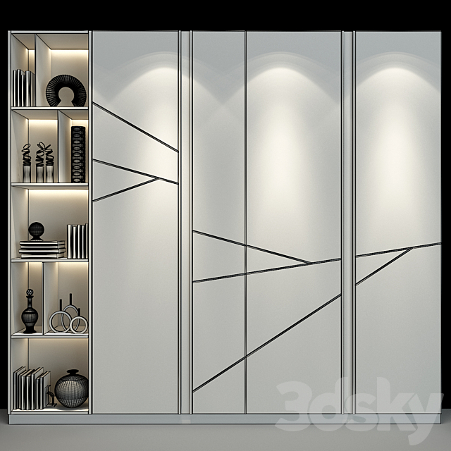 Cabinet Furniture 0289 3DSMax File - thumbnail 3