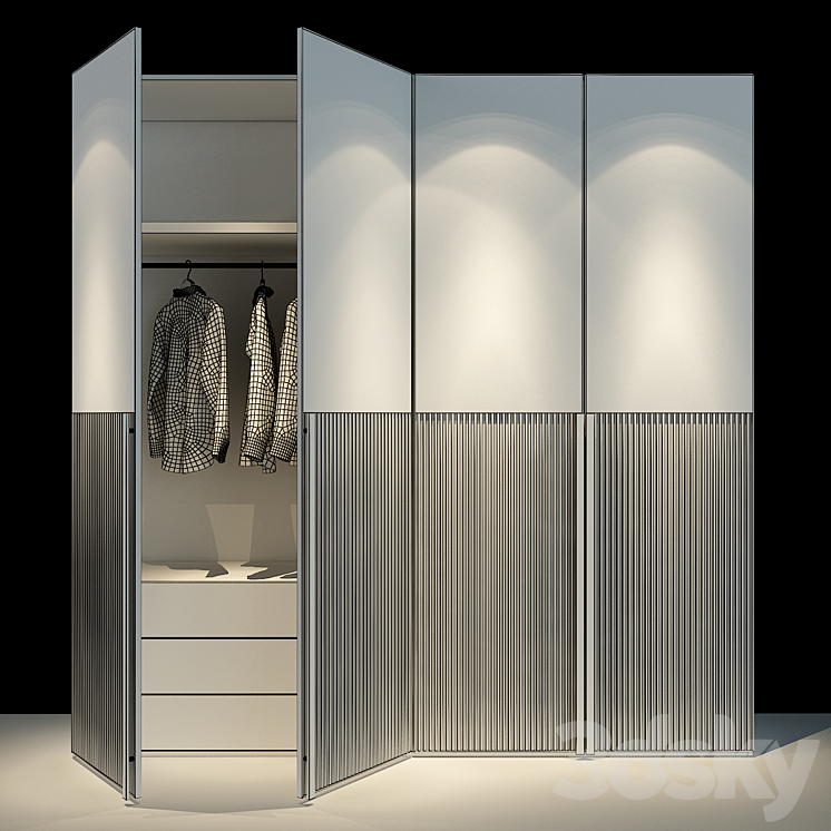 Cabinet Furniture 032 3DS Max - thumbnail 2