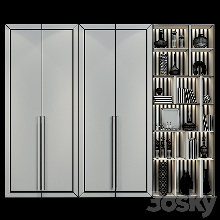 Cabinet Furniture 0388 3DS Max - thumbnail 2