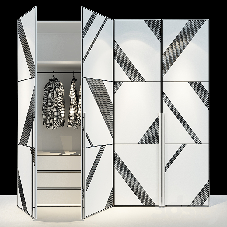 Cabinet Furniture 043 3DS Max - thumbnail 2