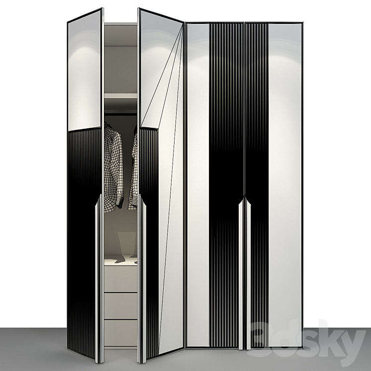 Cabinet Furniture 045 3DS Max - thumbnail 2