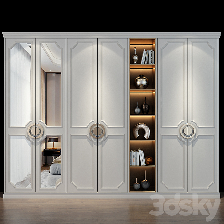 Cabinet Furniture | 0466 3DS Max - thumbnail 1