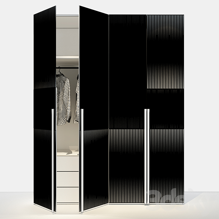 Cabinet Furniture 055 3DS Max - thumbnail 2