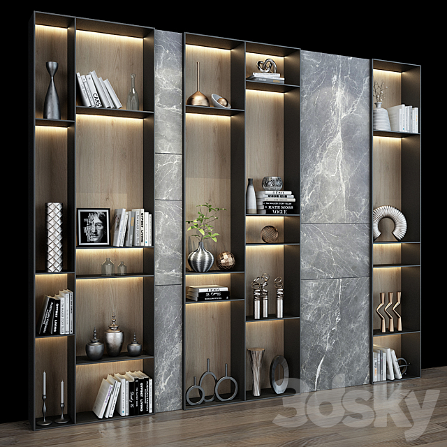 Cabinet Furniture 264 3DS Max Model - thumbnail 3