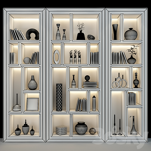 Cabinet Furniture 273 3ds Max - thumbnail 3