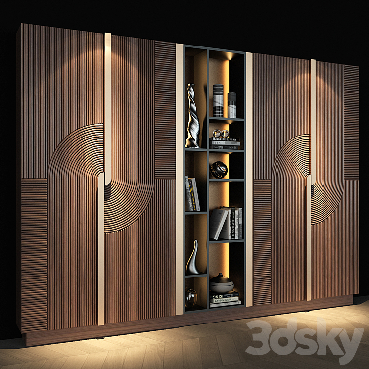 Cabinet Furniture_071 3DS Max - thumbnail 2