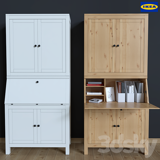 Cabinet (Office) Ikea HEMNES 3DSMax File - thumbnail 1