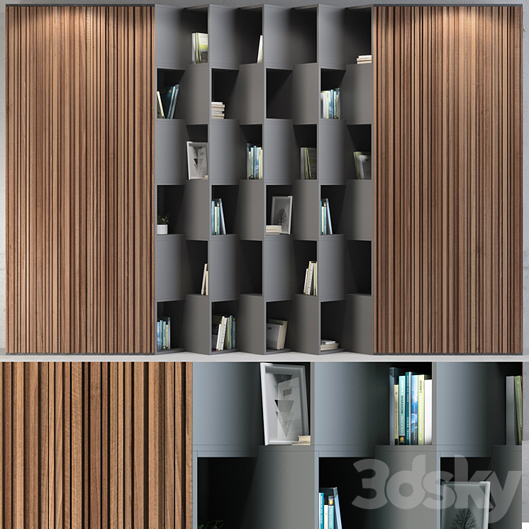 Cabinet-rack 08 3DS Max - thumbnail 1