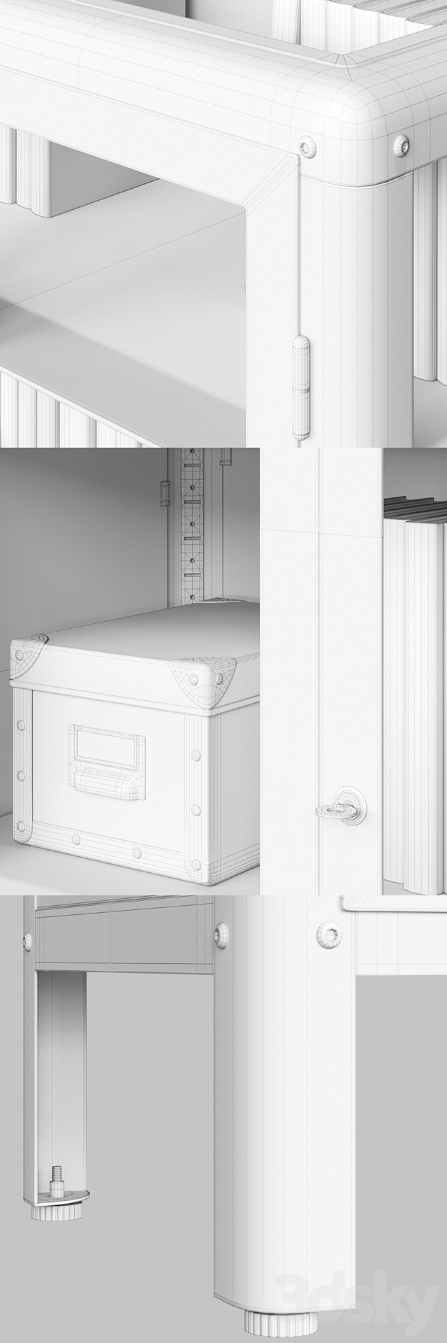 Cabinet-showcase FABRICOR 3DS Max Model - thumbnail 3