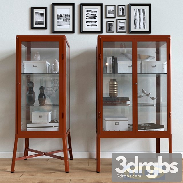 Cabinet showcase ikea factory 3dsmax Download - thumbnail 1