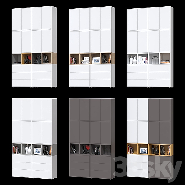 Cabinets IKEA Eket 2 (6 color options). 3ds Max - thumbnail 2