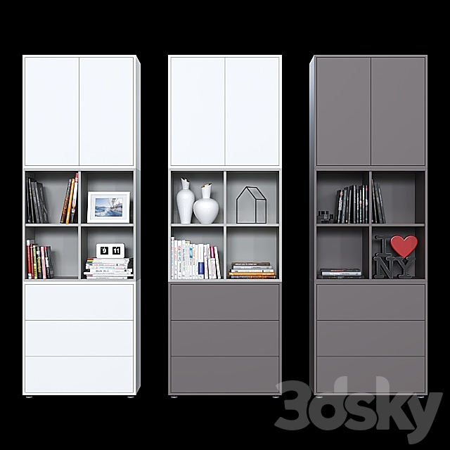 Cabinets IKEA Eket (6 color options). 3ds Max - thumbnail 2