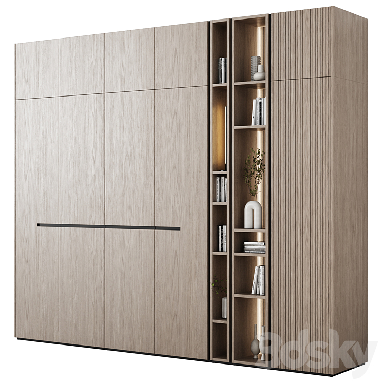 Cabinets modular in modern style 60 3DS Max Model - thumbnail 2