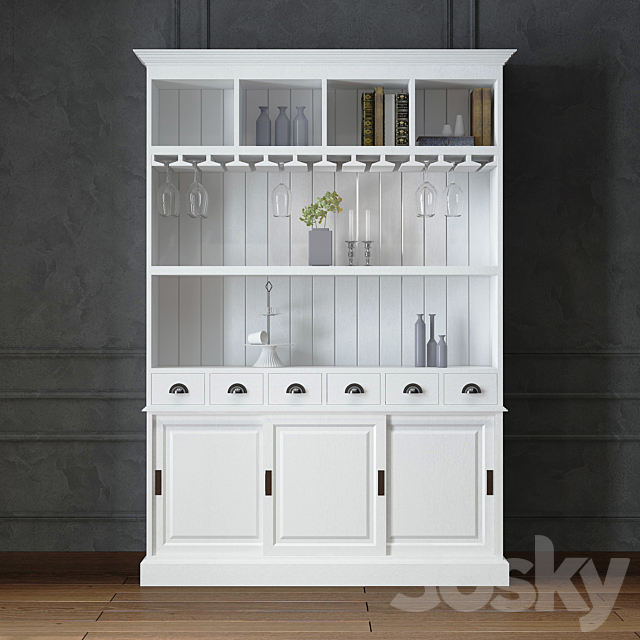 Chablis wine cabinet 3DSMax File - thumbnail 1