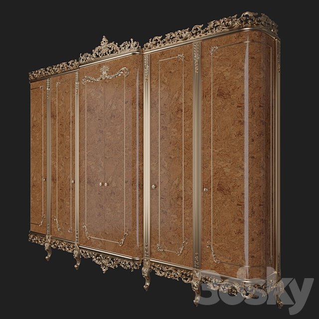 Classic style wardrobe 3DSMax File - thumbnail 4