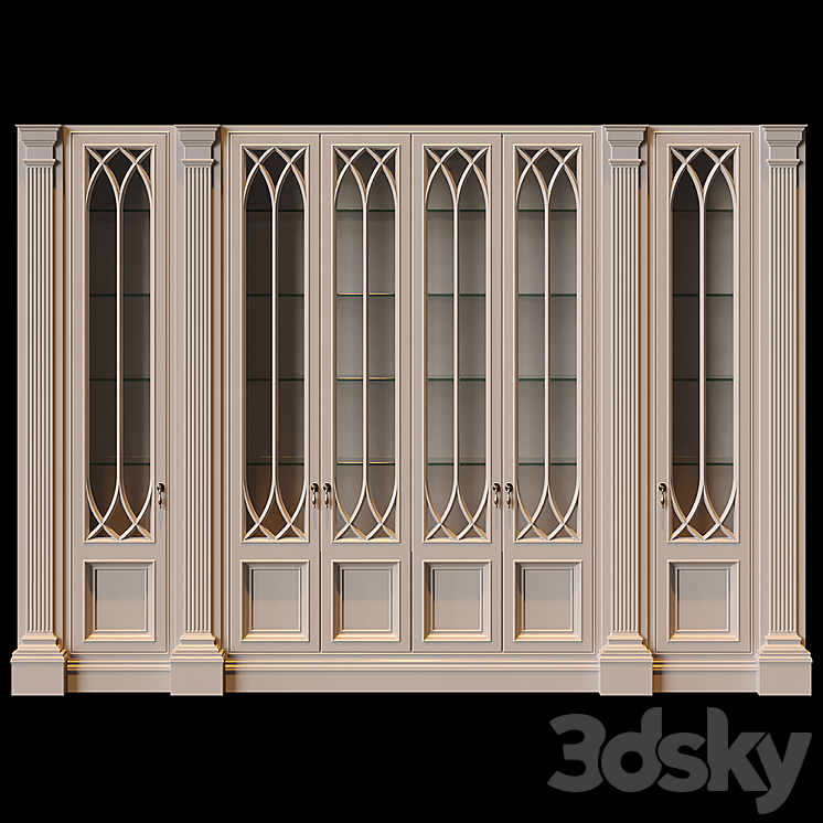 Clive Christian Wardrobe 3DS Max - thumbnail 1