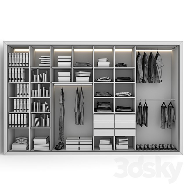 Closet 3ds Max - thumbnail 3