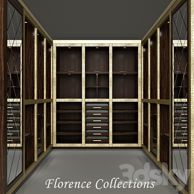 Closet Factory Florence Collections 3ds Max - thumbnail 1