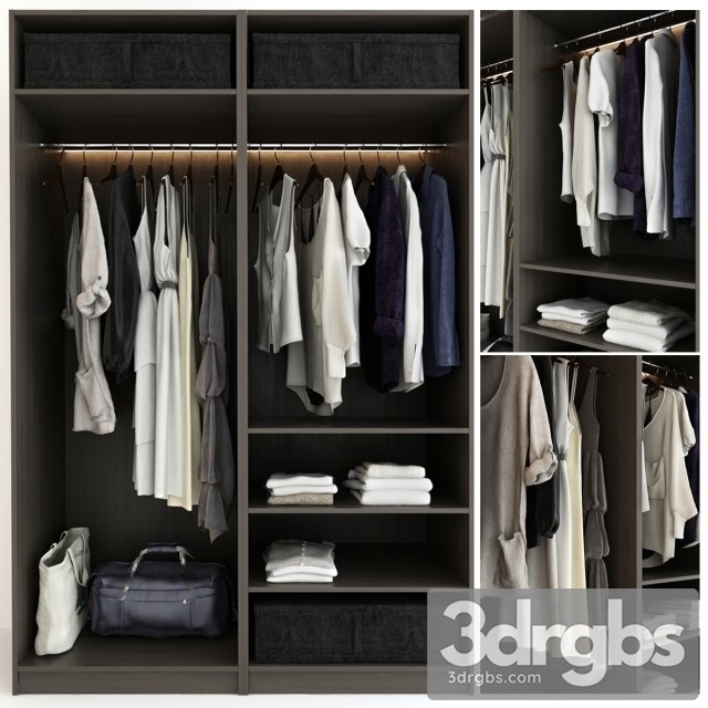 Clothes Wardrobe 3dsmax Download - thumbnail 1