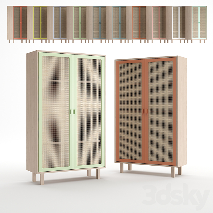 Colonel STRAW closet small set 3DS Max - thumbnail 1