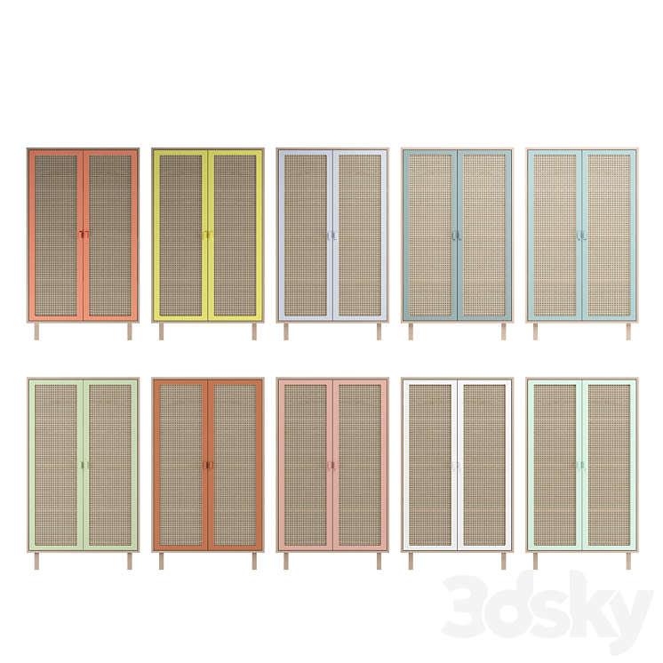 Colonel STRAW closet small set 3DS Max - thumbnail 2