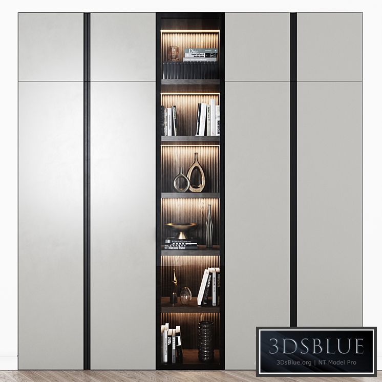 Contemporary wardrobe 16 3DS Max - thumbnail 3